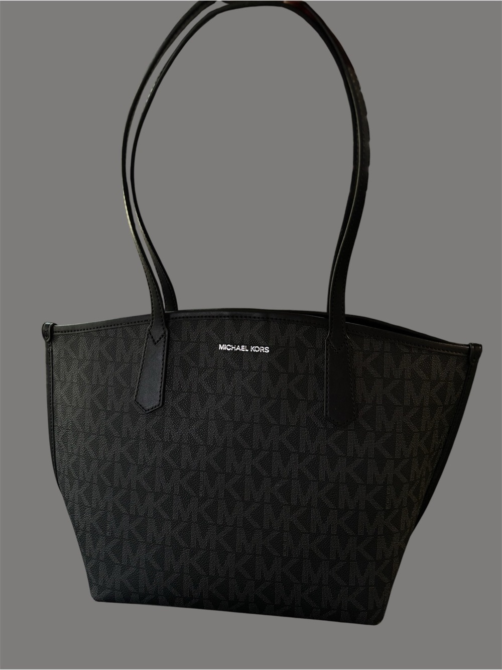 Michael Kors Black MK Signature Tote